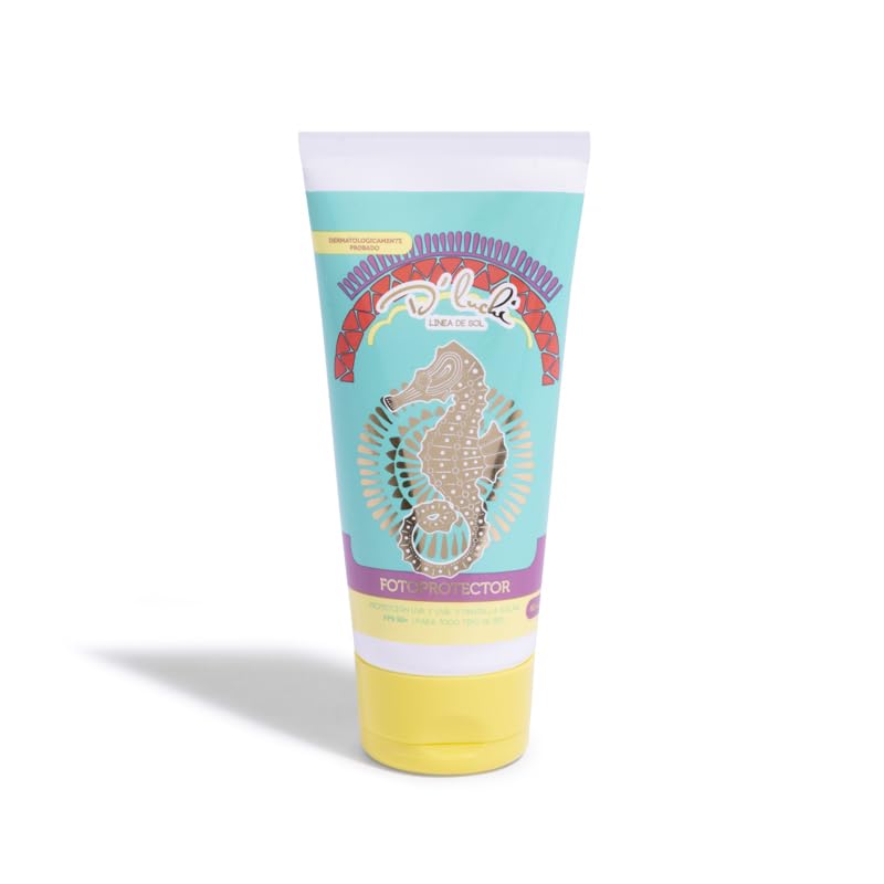 D'Luchi Sunscreen SPF 50 with Chia Oil, Water Resistant, Broad Spectrum, UVA/UVB Sun Protection, Dermatologist Tested, Sensitive Skin - 2.02 Oz / 60 ml