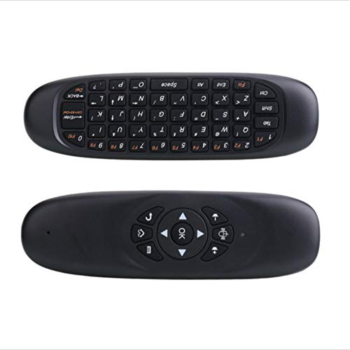 C120 RGB7 Backlit Fly Air Mouse Gyro Sensor Wireless 2.4G RF Keyboard Remote Control For Gaming Android Smart TV Box