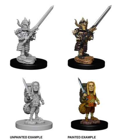WizKids D&D Nolzurs Marvelous Unpainted Miniatures: Wave 6: Male Halfling Fighter