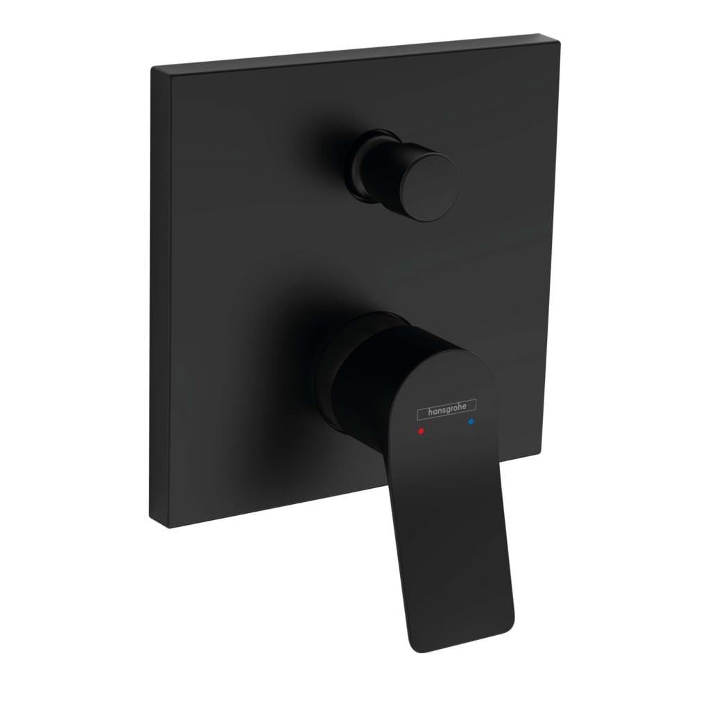 hansgrohe Vivenis Single lever bath mixer for concealed installation, matt black, 75415670