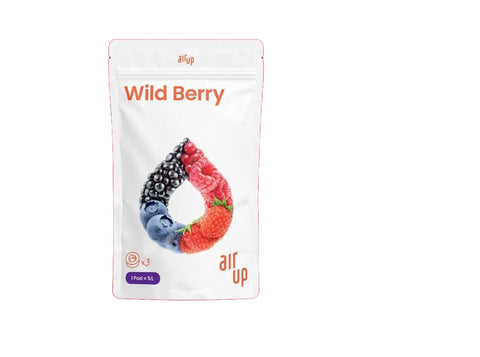 Air Up Water Bottle-650ml/Flavoured Water Bottle with Pods/Various Colour Available/BPA Free/0 Calories/Tristan - Hot Pink, Charcoal Grey etc. (Wild Berry Pods 3 Pieces Pods Only)