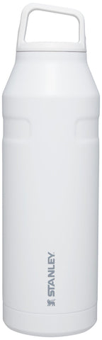 Stanley IceFlow Cap and Carry Water Bottle 50 oz | Wide Mouth Twist Lid | Lightweight and Leakproof for Travel and Sports | Insulated Stainless Steel | BPA-Free | Polar