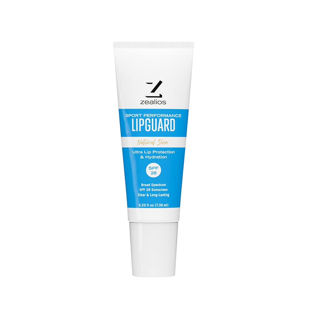 Zealios LipGuard - SPF 28 - UVA/UVB Sunscreen Protection & Repair Chapped Lips - Broad Spectrum Protection Lip Balm - Sensitive Skin Safe - Paraben Free - Coconut, Jojoba Oils - Lip Applicator