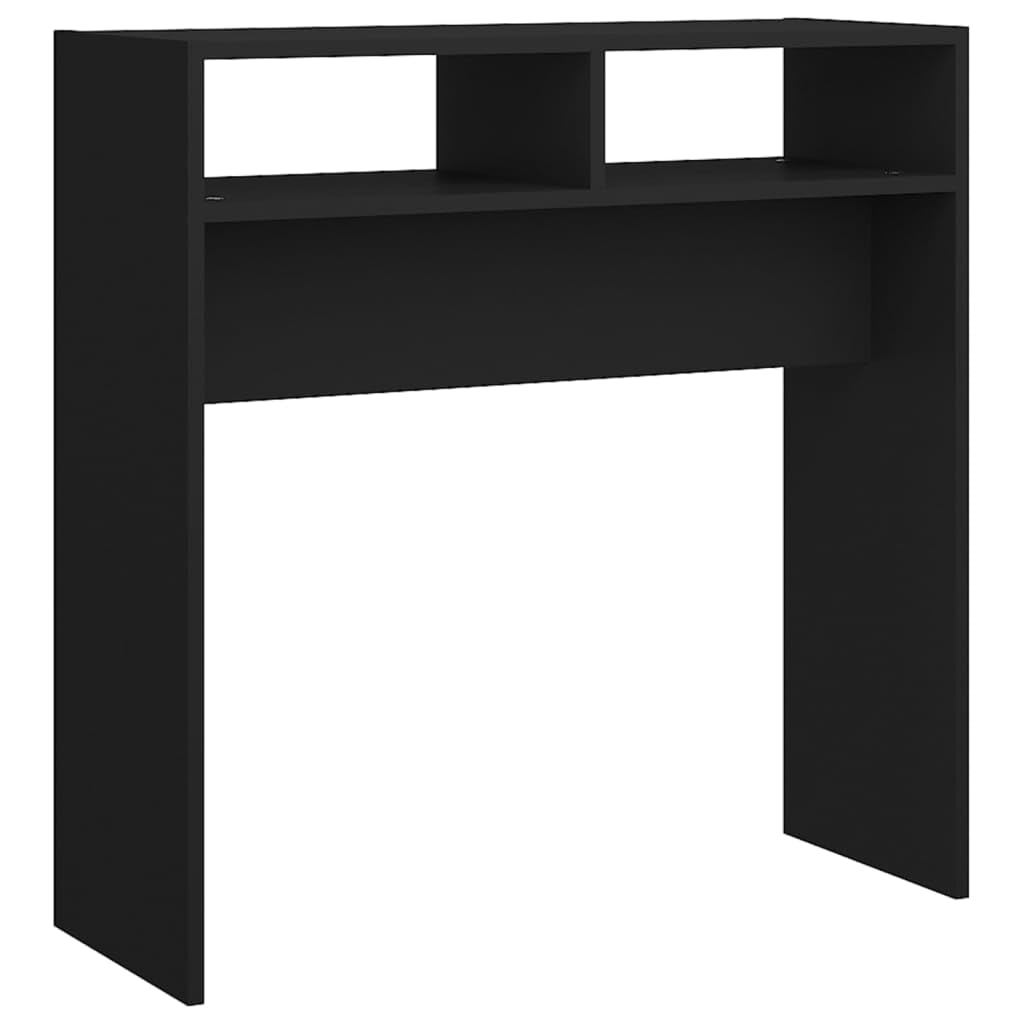 vidaXL Console Table Black Engineered Wood Accent Couch End Side Hall