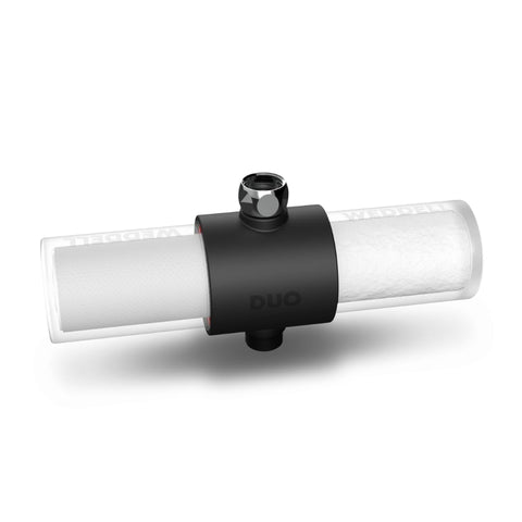 Weddell Duo Shower Filter - NSF Certified Shower Filter, High Pressure Activated Carbon Filter, Removes Chlorine, PFAS & Particulates, Clinically Tested for Healthier Skin & Hair (Single Pack, Black)