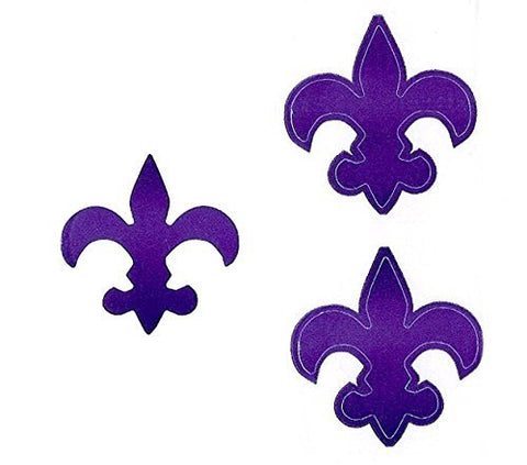 Fleur De Lis Tanning Stickers 100 Pack