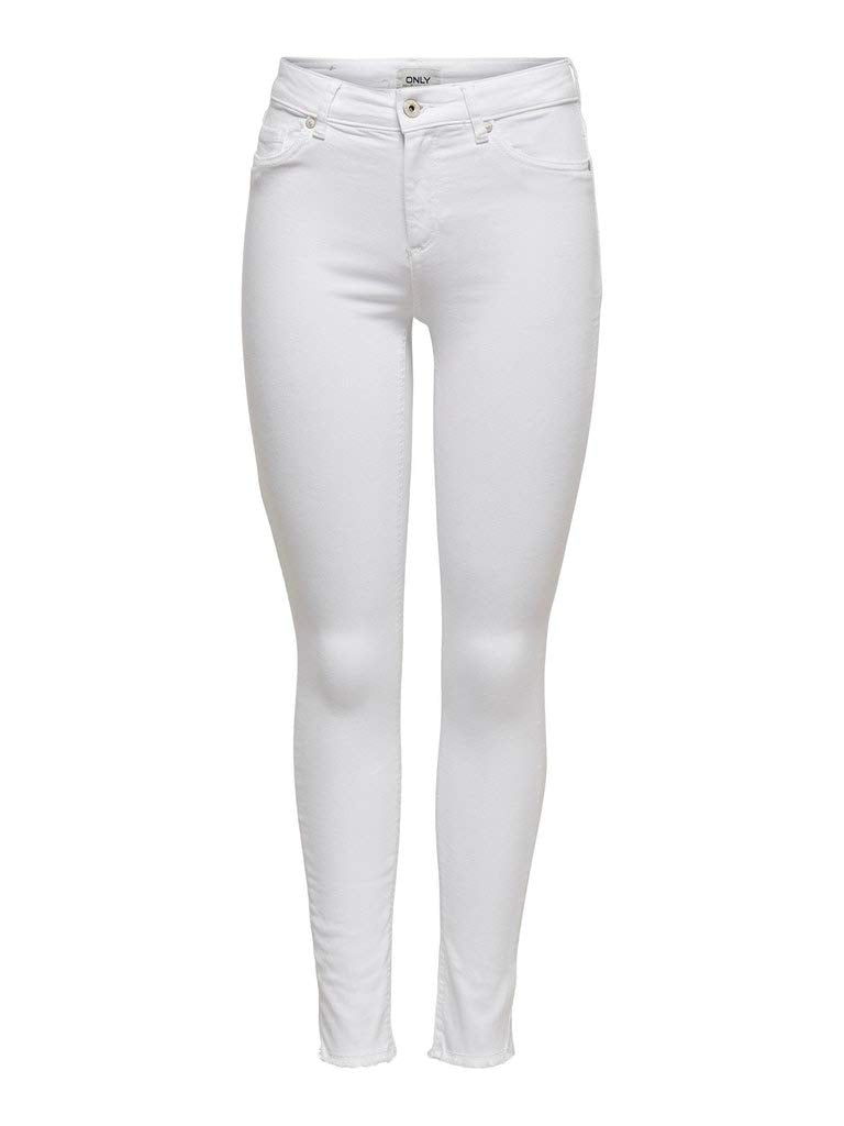 ONLY NOS Women's Skinny Jeans, White, S30