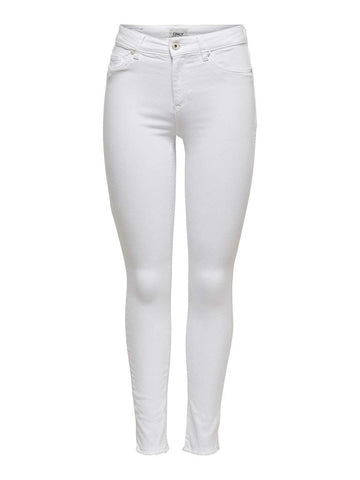 ONLY NOS Women's Skinny Jeans, White, S30