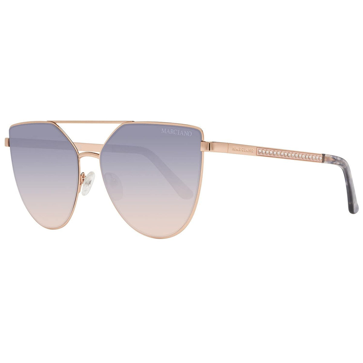 Guess By Marciano GM0778 Sunglasses - Shiny Rose Gold Frame, Gradient Lenses, 59 mm GM07785928Z