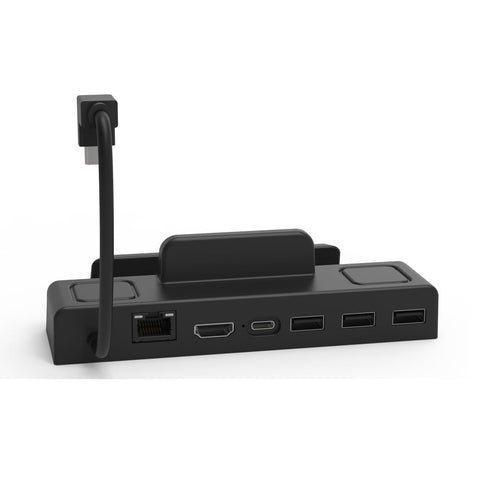 6 in 1 Dock Station RJ45 LAN Port Type-C Fast Charging for Steam Deck/Switch for ROG Ally/OLED Game Console 4K (Without Network Port)