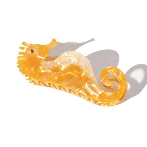 Nordstral Seahorse Gold Hair Clip Large 10.5 x 3 cm Hair Clips Women and Hair Clips Girls