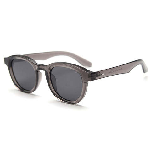 kachawoo Polarised Sunglasses Men Women Square Sunglasses Retro Glasses TR90 Frame Glasses, gray, Large