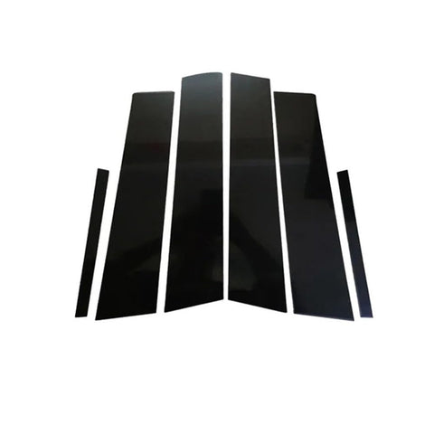 Door Window Pillar Trim for Mazda 3 Sedan 2004-2009, 6Pcs Gloss Black Door Pillar Posts Window Trim Sticker
