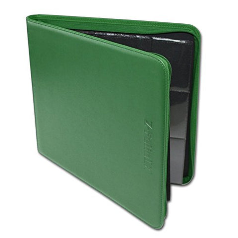 BCW Supplies 12-Pocket Z-Folio LX Trading Card Albums, Green