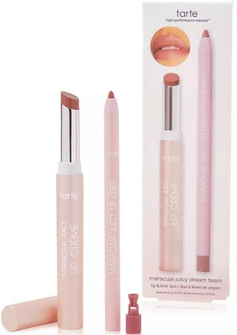 Tarte Maracuja Juicy Dream Team Lip & Liner Duo Set - Full Size Maracuja Juicy Lip Creme and Full Size Maracuja Juicy Lip Liner