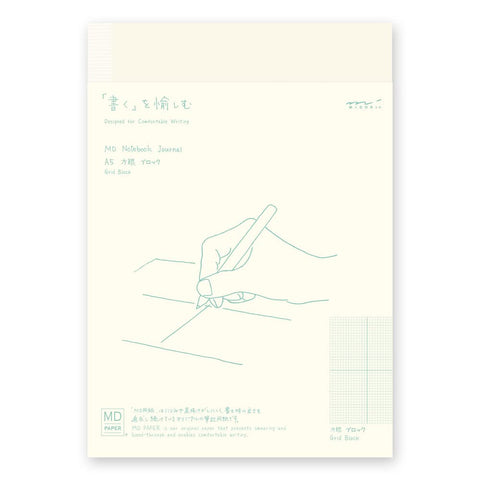 DESIGNPHIL Midori 15269006 Notebook, MD Notebook, Journal, A5, Block Ruled