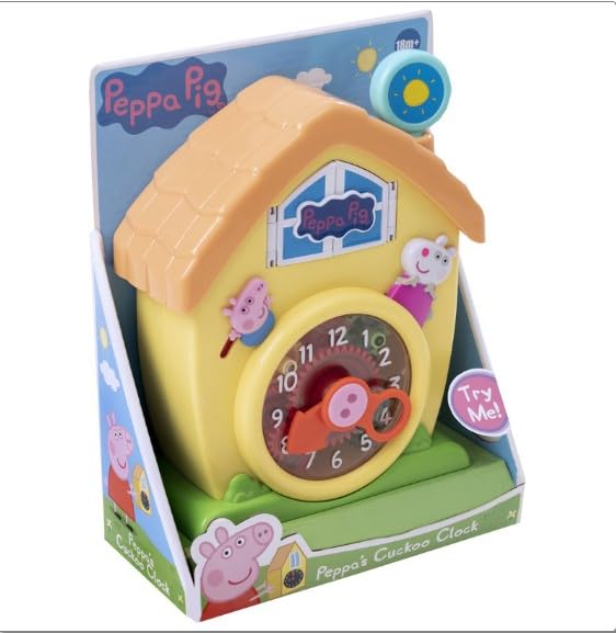 Peppa Cuckoo Clock For Developing The Skills Of A Child Promotes Hand-Eye Coordination Sold By Kidzbuzz