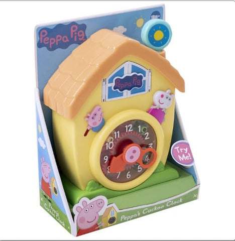 Peppa Cuckoo Clock For Developing The Skills Of A Child Promotes Hand-Eye Coordination Sold By Kidzbuzz