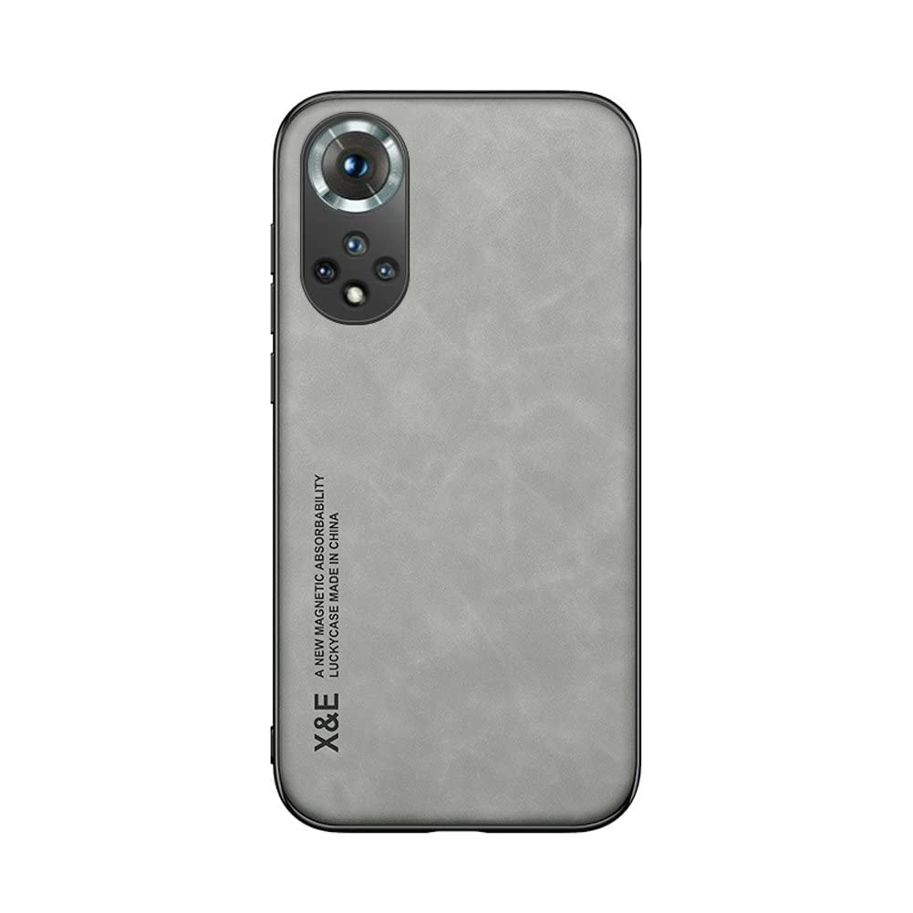 Kepuch Silklike Case for Huawei Nova 9/Honor 50 - Cover Bumper Built-in Metal Plate for Huawei Nova 9/Honor 50 - Gray
