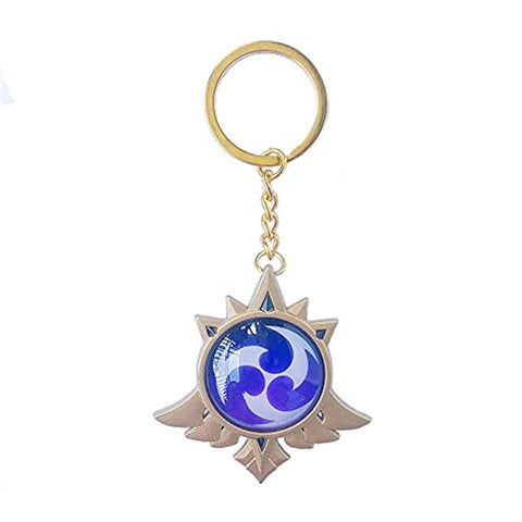 TopLucky Genshin Luminous Key charms Toy Impact Mondstadt Vision Electro Keychain Gold Game Figure Key Chain Pendant Keyring Genshin Character