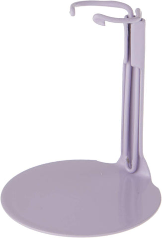 Kaiser Doll Stand 1090, Box of 12 - Purple Pastel Doll Stands for 3 1/2" to 5" Dolls and Action Figures