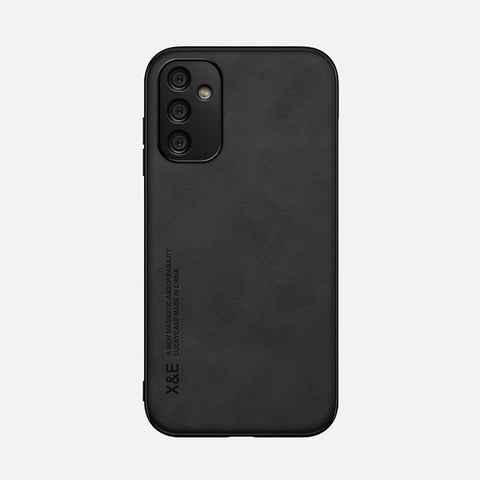 Kepuch Silklike Case for Samsung Galaxy A15 - Cover Bumper Built-in Metal Plate for Samsung Galaxy A15 - Black