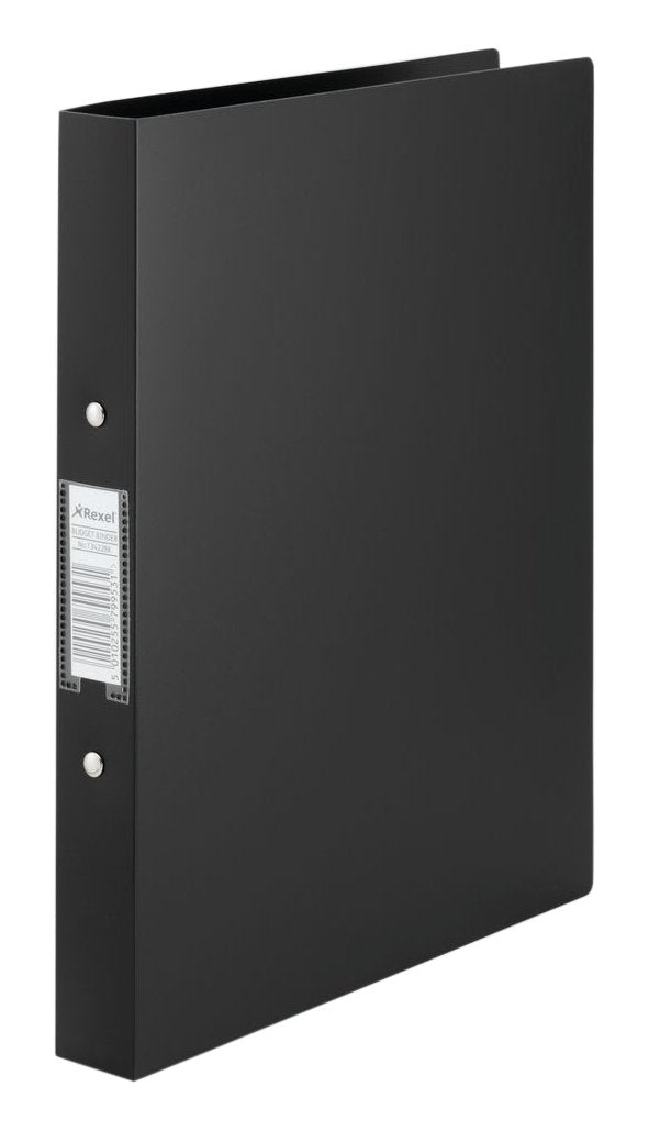 Rexel A4 Ring Binder, Black, 25 mm 2 O-Ring Diameter