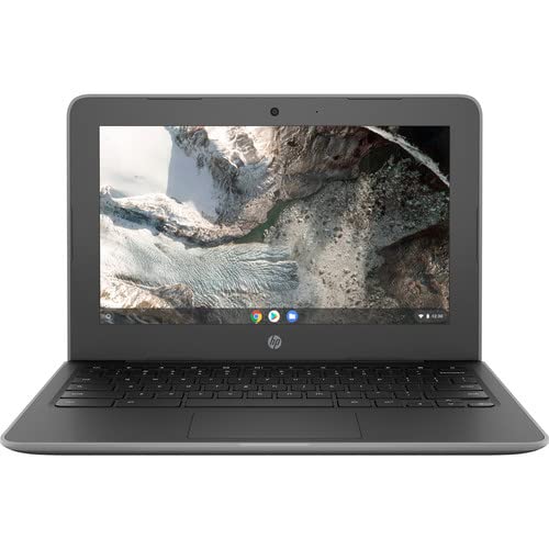 HP Chromebook 11 G7 EE 11.6" Laptop, Intel Celeron N4000, 4GB RAM, 16GB eMMC SSD (6QY22UT#ABA) (Renewed)