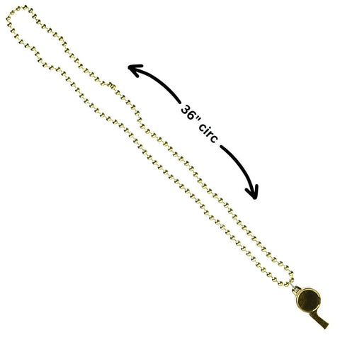 Amscan Yellow Whistle On Chain Necklaces, Party Accessory, 12 Ct.