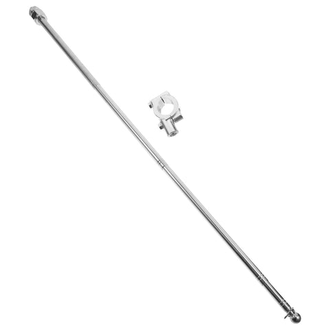 MUCKLILY Adjustable Motorcycle Flagpole Motorcycle Flag Mounts Bike Flagpole Aluminum Bicycle Flagpole Stand Extendable Flag Pole Holder for Road Mountain Bike Dirt Bike Motorcycle