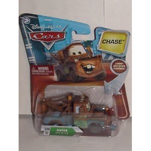 DISNEY PIXAR MOVIE CARS CHASE MATER #130 WITH MOVING EYES AND COMES WITH OIL CAN