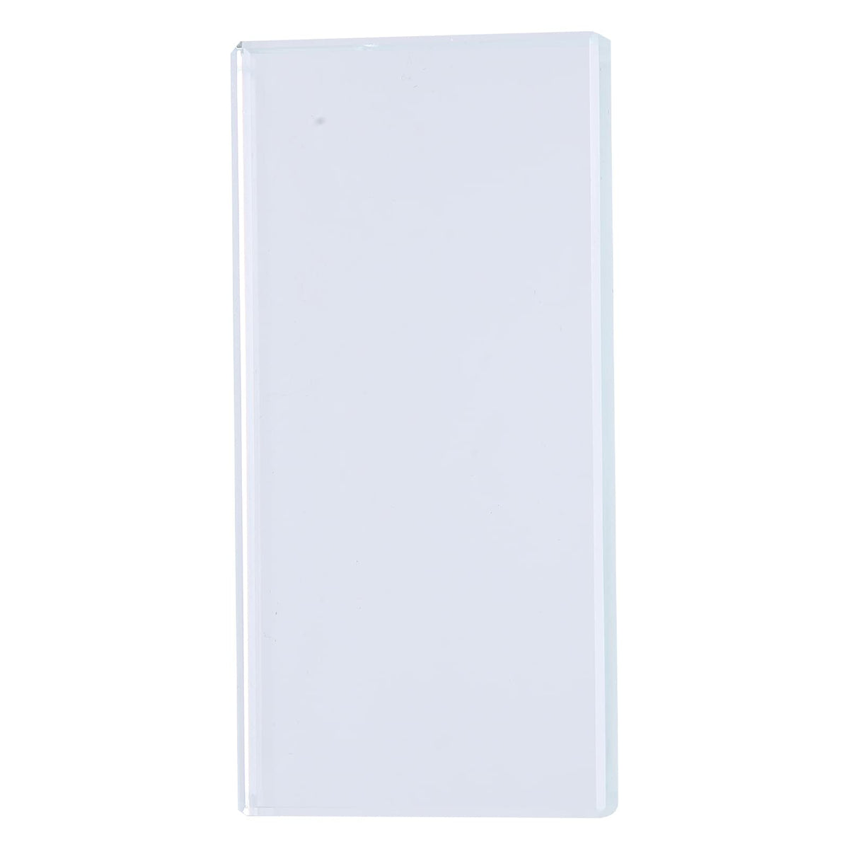 Nail Art Palette, Color Mixing Glass Rectangle Manicure Color Drawing Palette Nail Polish Pigment Mixing Plate False Eyelashes Glue Hold Makeup Palette