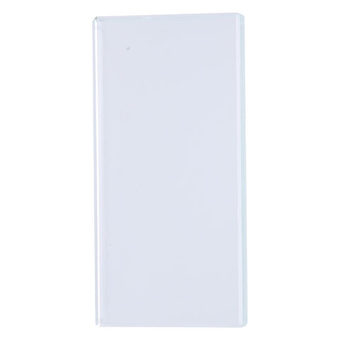 Nail Art Palette, Color Mixing Glass Rectangle Manicure Color Drawing Palette Nail Polish Pigment Mixing Plate False Eyelashes Glue Hold Makeup Palette