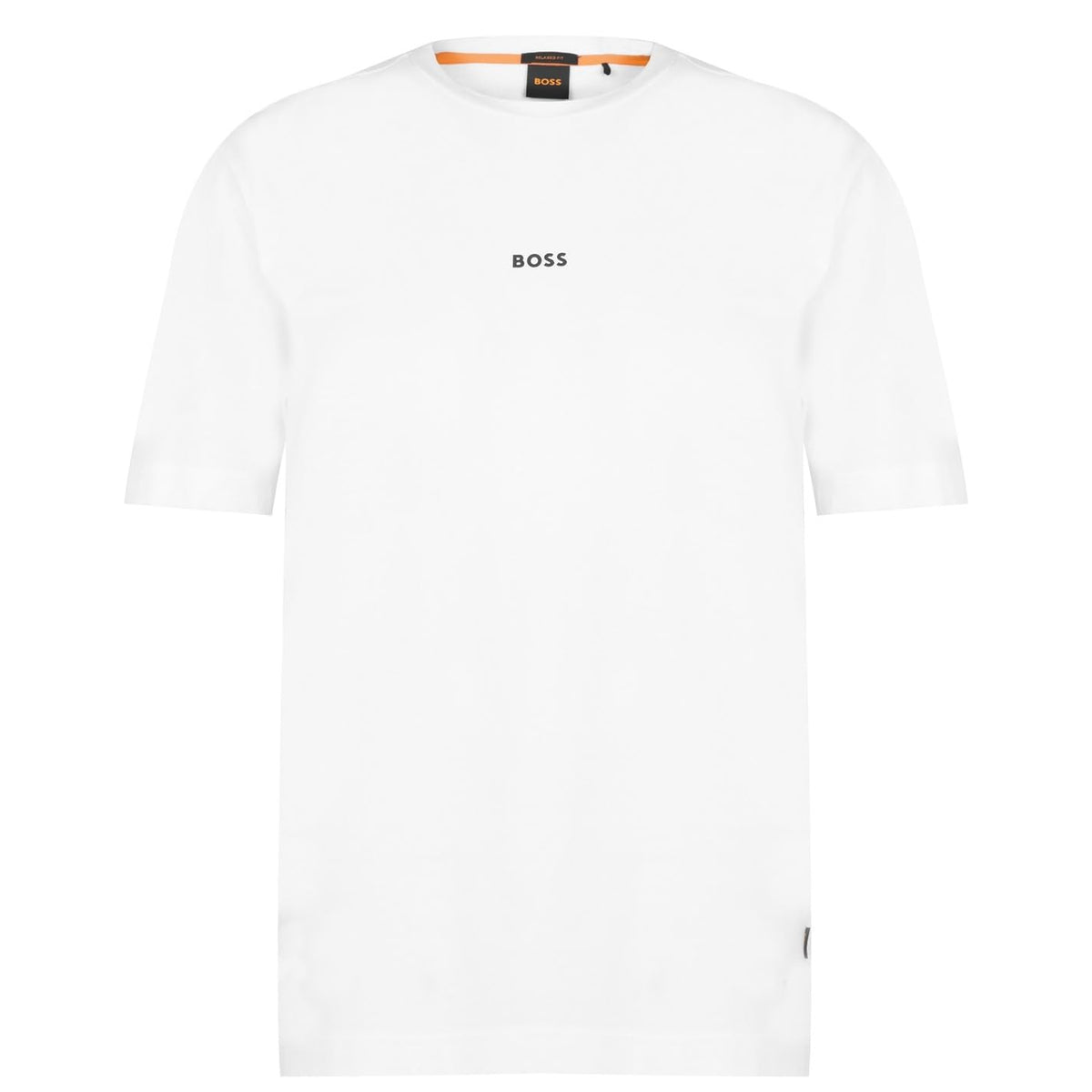 Relaxed-fit T-shirt in stretch cotton with logo print
