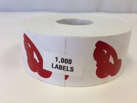 Perforated Cherries Tanning Stickers, Roll of 1000