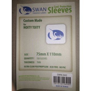 Swan Card Sleeves (75x110mm) - 150 Pack, Thin Sleeves - Hoity Toity