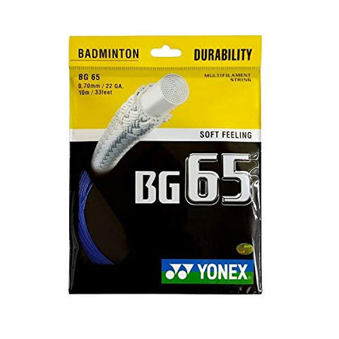 Yonex - BG 65 10Mts Badminton String, blue