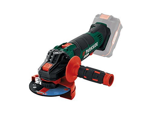 PWSA 20-Li Cordless Angle Grinder Parkside X20V Team (in Carry Case, Without Battery or Charger)