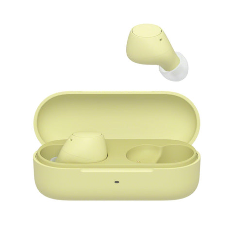 Sony WF-C510 Truly Wireless Earbuds - Small, Light, Bluetooth In Ear Headphones with Multipoint Connection, Ambient Sound, IPX4 Rating, Spotify Tap, Quick Charge, 22 HR Battery, iOS & Android - Yellow