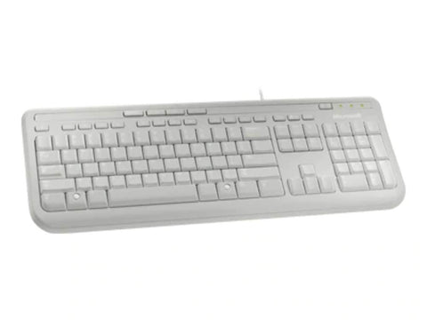 Microsoft Wired Keyboard 600, UK Layout - White