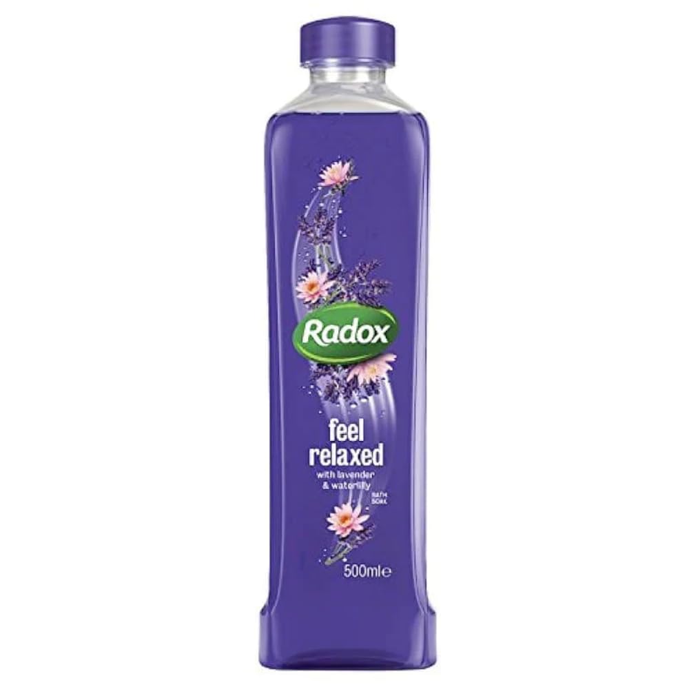 Radox Feel Relaxed Bath Soak, Lavender and Waterlily, 500ml