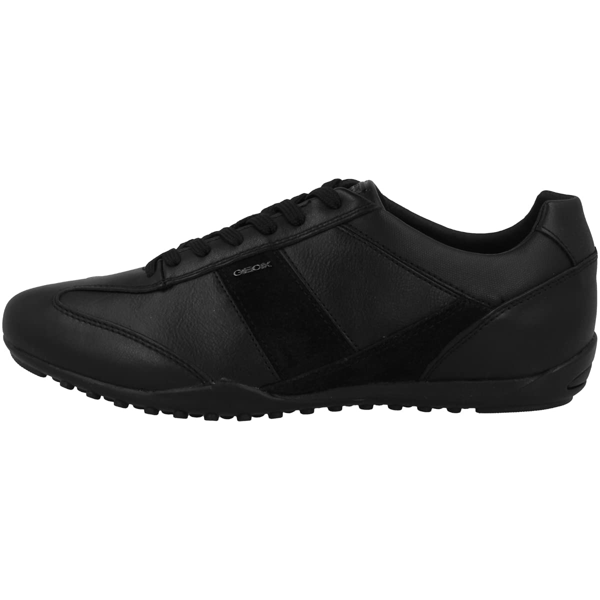 Geox Men's Low-Top Trainers Sneakers, Black, 9