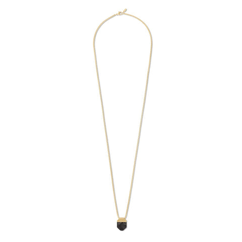 MVMT Men's Octo Carbon Fiber Black/Gold Necklace
