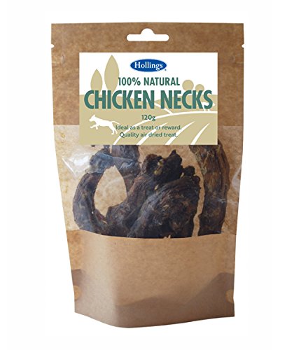 Hollings 100% Natural Chicken Necks For Dogs 120gm Pack of 4