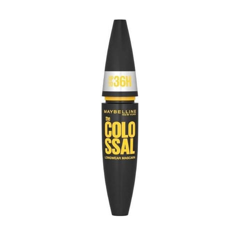 Maybelline New York Waterproof Mascara for Volume, Long-Lasting Black Mascara, The Colossal 36H, No. 1 Very Black, 1 x 10 ml