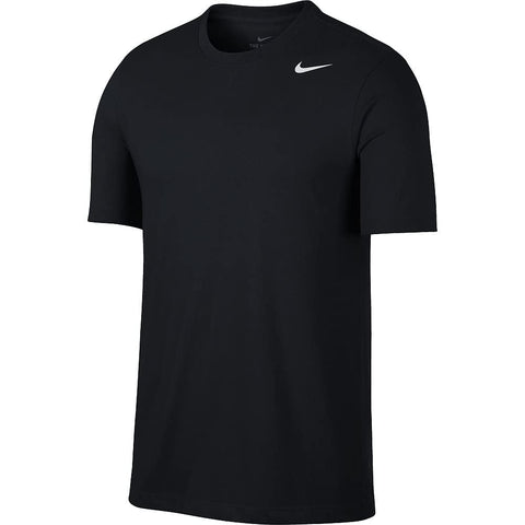 NIKE Mens M Nk Df Tee Dfc Crew Solid T-Shirt, Black/(White), XL EU