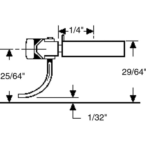HO Whisker Coupler, 1/4" Centerset (2pr)