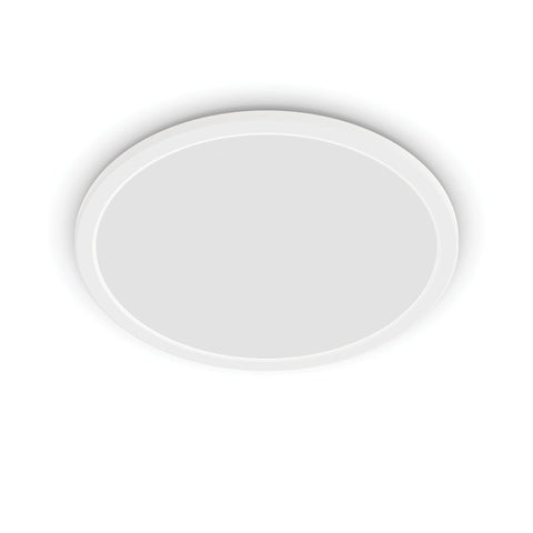 Philips LED Superslim SceneSwitch Dimmable Ceiling Light 2700K 15W IP44 (Warm White - White) for Indoor Home Lighting in Livingroom, Bedroom, Bathroom and Kitchen