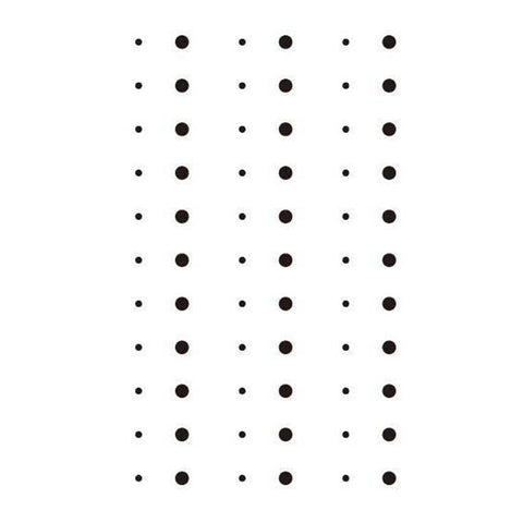 JJLFresheners 10Pcs Korean Style Tattoo Stickers, Waterproof, Black Dot Fake Tattoo Beauty, Temporary Tattoos