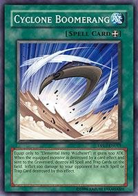 Yu-Gi-Oh! - Cyclone Boomerang (DP03-EN015) - Duelist Pack 3 Jaden Yuki 2 - Unlimited Edition - Common